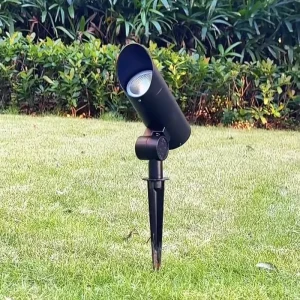 24V DC LED Lawn Spotlight IP65 Waterproof Dimmable RGBW Garden Spike Light with DMX Control for Outdoor Landscape