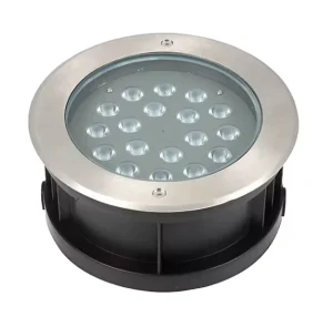 24W LED Underground Light Warm White IP67 Waterproof Outdoor Recessed Inground Lighting Garden Buried Path Spot Lamp 110V 220V