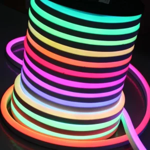 24v RGBW Neon Flex Tube Cuttable 5050 RGB Neon Light Outdoor LED Neon Strip for Hotel Bridge Lighting