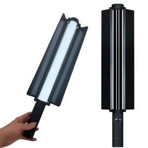 2500 9000K Color Temperature Mini Handheld Stick LED Photography Lamp Battery Powered Foldable Portable