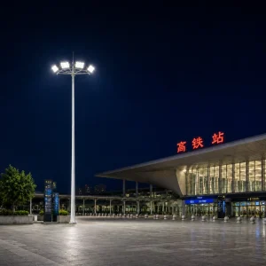 25m High Mast LED Light High Mast Lighting Pole