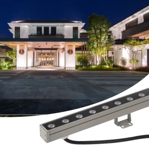 26*26*1000 Exterior LED Strip Wall Washer Building Facade Lights for Outdoor Lighting System