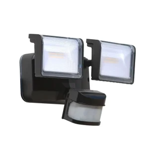 270° Adjustable 24W 2300LM LED Motion Sensor Security Light IP54 Waterproof for Fence Gate & Outdoor Wall Exterior Application
