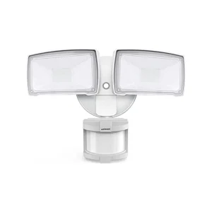 28W LED Security Lights Motion Sensor Light Outdoor, 3000LM Motion Security Light 5500K IP65 Waterproof 2 Head Motion Detector