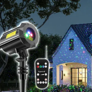 3-Color LED Christmas Laser Projector Lights Waterproof Outdoor Garden Decorative Lighting Red Green Blue