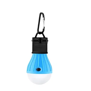 3-LED Portable Emergency Camping Lantern with Carabiner Hanging Hook