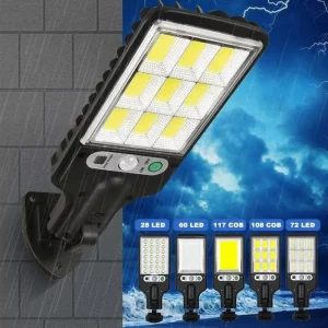 3 Lighting Mode LED Decorative Wall Lamp Waterproof ABS Solar Street Light Motion Sensor for Garden Highway IP65 DC Battery
