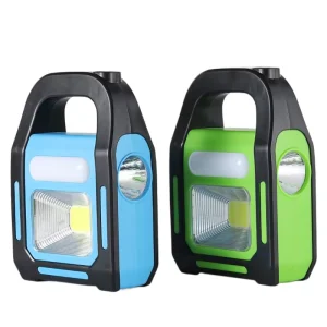 3-Mode Solar Emergency Light USB Rechargeable Camping Lantern Flashlight