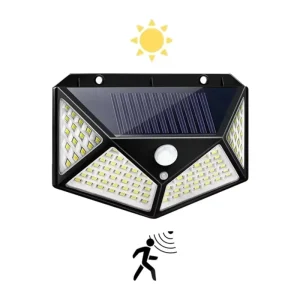 3 Modes Lighting Outdoor Garden Solar Sensor Wall Lights Outdoor Fence Wall Solar Light Waterproof Portable Lamp