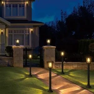 3 Styles Optional Landscape Lighting Wall Lamp Solar Garden Lights Outdoor for Home