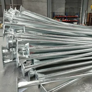 3.5M 9M Galvanized Steel Street Light Poles for Solar-Powered Systems