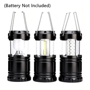 30 LED Camping Lantern Mini Hanging Tent Flashlight with AA Battery Outdoor Handle ABS Body for Garden Use Battery Not Included