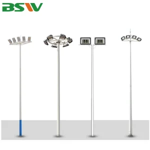 30 Meter 40 Meter 50 Meter High Pole Light Stadium High Mast Light Pole