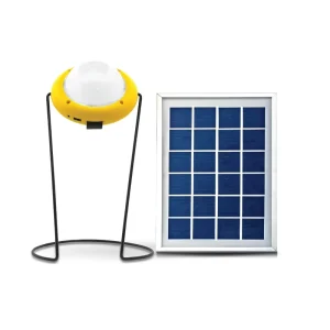 300-Lumen Emergency Indoor Solar LED Light USB Mobile Charging Rechargeable