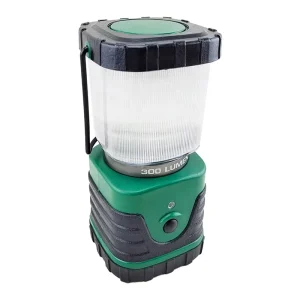 300-Lumen LED Camping Lantern Portable Battery-Powered Handheld Tent Light Shock-Resistant Housing for Outdoor Camping Emergency