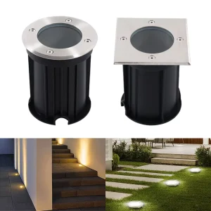3000K 4000K 6500K LED Landscape Lights GU10 Bulb Garden Yard Well 12V 24V 110V 220V Outdoor Underground Lights