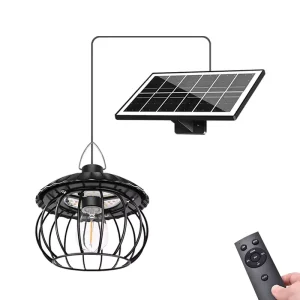 3000LM Industrial Style Solar Shed/Gazebo Remote Control Motion Sensor Waterproof 3 Temperatures (Including Warm White) 4400mAh
