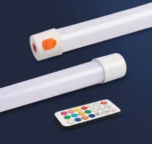 3000mA Factory Custom WiFi Smart RGB Tube Light Tuya App Wireless RGB T8 LED Light Tube With Remote Control