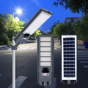 300W 400W 500W 600W Solar Street Light All in One Road Lamp Radar Sensor Outdoor LED