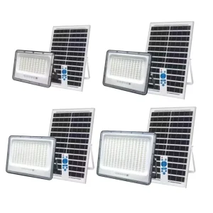 300W 500W 1000W Outdoor Waterproof LED Courtyard Street Floodlight Solar Rechargeable