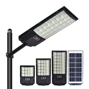 300W 600W 800W 1000W DC Power Supply ABS Waterproof IP65 Outdoor Remote Control LED Solar Street Light 5000K 6000K Lighting