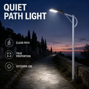 300W All in One Aluminum LED Solar Street Lights Remote Control Energy Saving for Residential Road Parking Lot Lighting