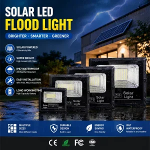 300W LED Outdoor Flood Light Multi-wattage Solar Charging Induction RGBW Waterproof IP67 Recessed TV Backlight Garden ABS
