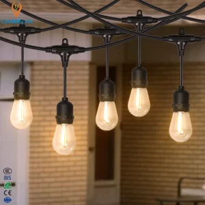 30M Waterproof E27 Camping Christmas Wedding Holiday Party Light Courtyard Led Fairy String Lights Outdoor Decoration Light