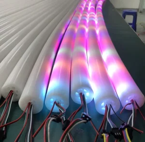 30MM DMX512 RGB RGBW PVC IP67 Landscape Flexible Neon Tubing 360 LED Lights