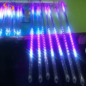 30MM Rain Tube Addressable LED Meteor Tube SMD 5050 RGB Pixel Light DC5V Outdoor Lighting Bar for Decor 5m Length Colorful CCT