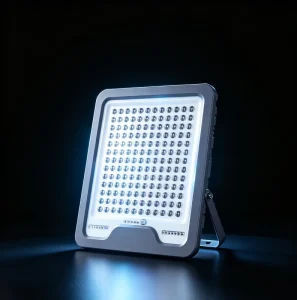 30W 40W 50W IP65 Rated Aluminum Solar Power Integration LED Flood Light CE Certified Warehouse 6000K Dimmable