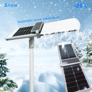 30W 60W 80W 120W 150W Range Solar Powered LED Street Lights All in One Auto Cleaning IP66 Rated Solar Lamp