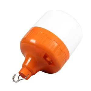 30w Solar Led Camping Light Usb Rechargeable Bulb for Outdoor Tent Lamp Portable Lanterns Emergency Light Rechargeable DC 80