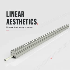 30x40mm Slim LED Linear Light 1000mm Aluminum Alloy IP65 RGBW Waterproof Exterior Building Facade Contour Bar