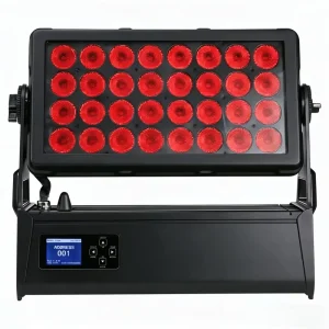 32x40W High Power Outdoor City Color LED WDMX RDM Frost LED Wall Washer IP66