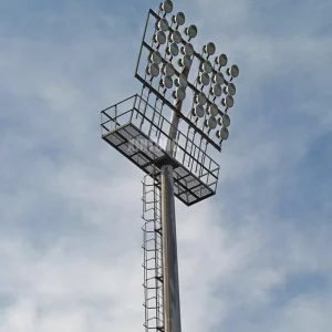 35 m to 40 m LED High Mast Flood Light Pole with Climb Ladder