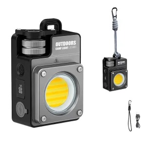 3500lm Ultra Bright Flood Camping Light Magnetic COB Maintenance Worklight Rechargeable Hiking Adventure Keychain EDC Flashlight