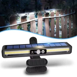 36 LED Clip on Solar Motion Lights Outdoor Solar Fence Lights Outside Portable Solar Powered Security Light