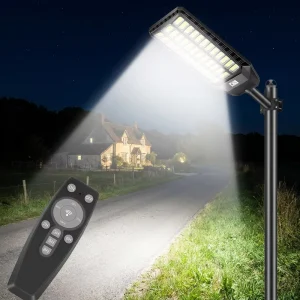 36 Lens Integrated Solar Street Light USA Local Stock Fast Delivery Stateside Inventory Commercial Parking Lot LED Lamp