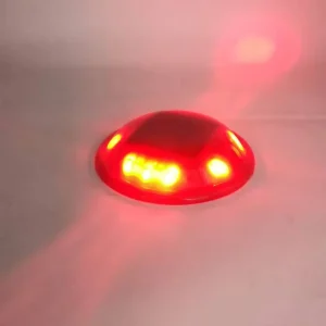 360 Degree PC Markers Raised Hemisphere Shape Battery Operated IP65 Waterproof LED Solar Road Studs Solar Garden Lights