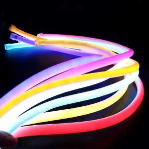 360-Degree PVC Tube LED RGB Neon Flex Light 24V IP65 Waterproof Dimmable 120 LEDs/m 2700K