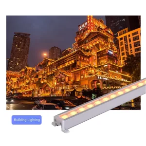 36W LED Linear Wall Washer DC24V IP65 Outdoor Waterproof Bridge Building Facade Lighting Warm White Aluminum Landscape Lamp