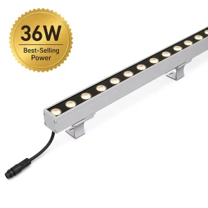 36W LED Wall Washer IP65 RGBW DMX512 1m Linear Light for Outdoor Building Facades