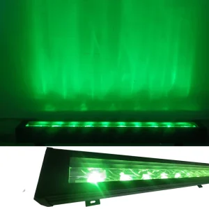 36W RGB DMX512 Wall Washer Light IP65 Waterproof Outdoor Linear Lighting for Stage Wedding Facade with Water Pattern Effect