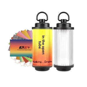 38-LED Outdoor Retro Mini Portable Long-Run Time Camping Light Button Control Rechargeable IP Rated Tent Lamp for Restaurant/Bar