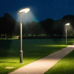 38W 80W AC DC Solar Garden Lamp IP65 for Home Outdoor Street Road Path Yard Villa Decorative