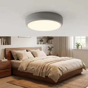 3CCT 12W 18W 24W Adjustable Power Round Surface Mounted LED Ceiling Lamp for Home Balcony