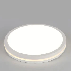 3CCT Round Waterproof Plastic Outdoor LED Ceiling Lamp Black White Wall Light