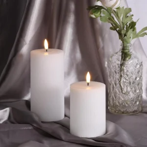 3D Flame Candle Pillar LED Candle for Home Decoration