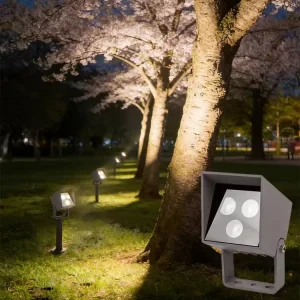 3W 5W Mini Square Flood Light IP65 Energy Saving LED Lamp for Wall Roof Pillar Landscape Lighting